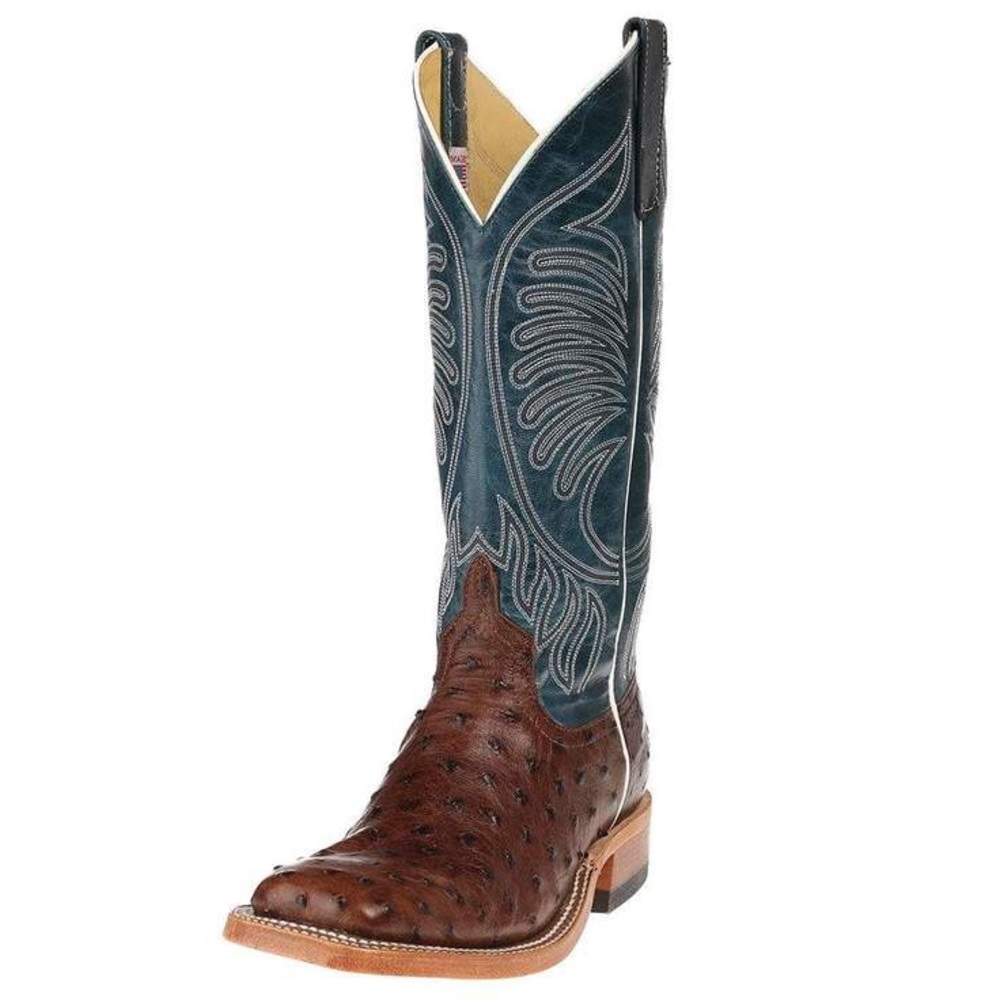 Anderson Bean cowboy boots w/ FQ Ostrich bottoms!